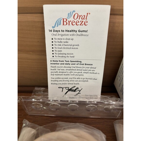 Oral Breeze Shower Faucet Dental Teeth Irrigator Polished Chrome Water Flosser - Picture 3 of 7